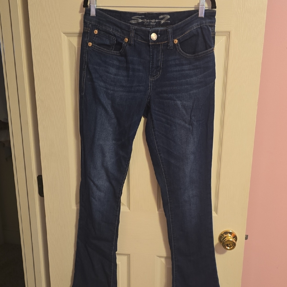 Seven7‎ Dark Blue Boot Cut Jeans